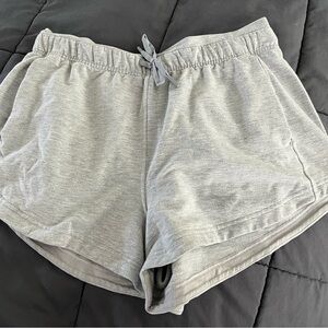 Lululemon Athletica Gray Athletic Shorts Elastic Waistband women’s size 10